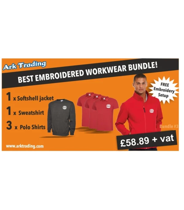 Best Embroidered Workwear Pack 3